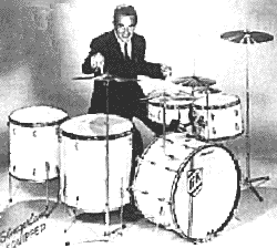 Gene Krupa et son clbre set de Batterie